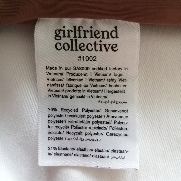 Girlfriend Collective Paloma Racerback Sports Bra Medium - Picture 8 of 10